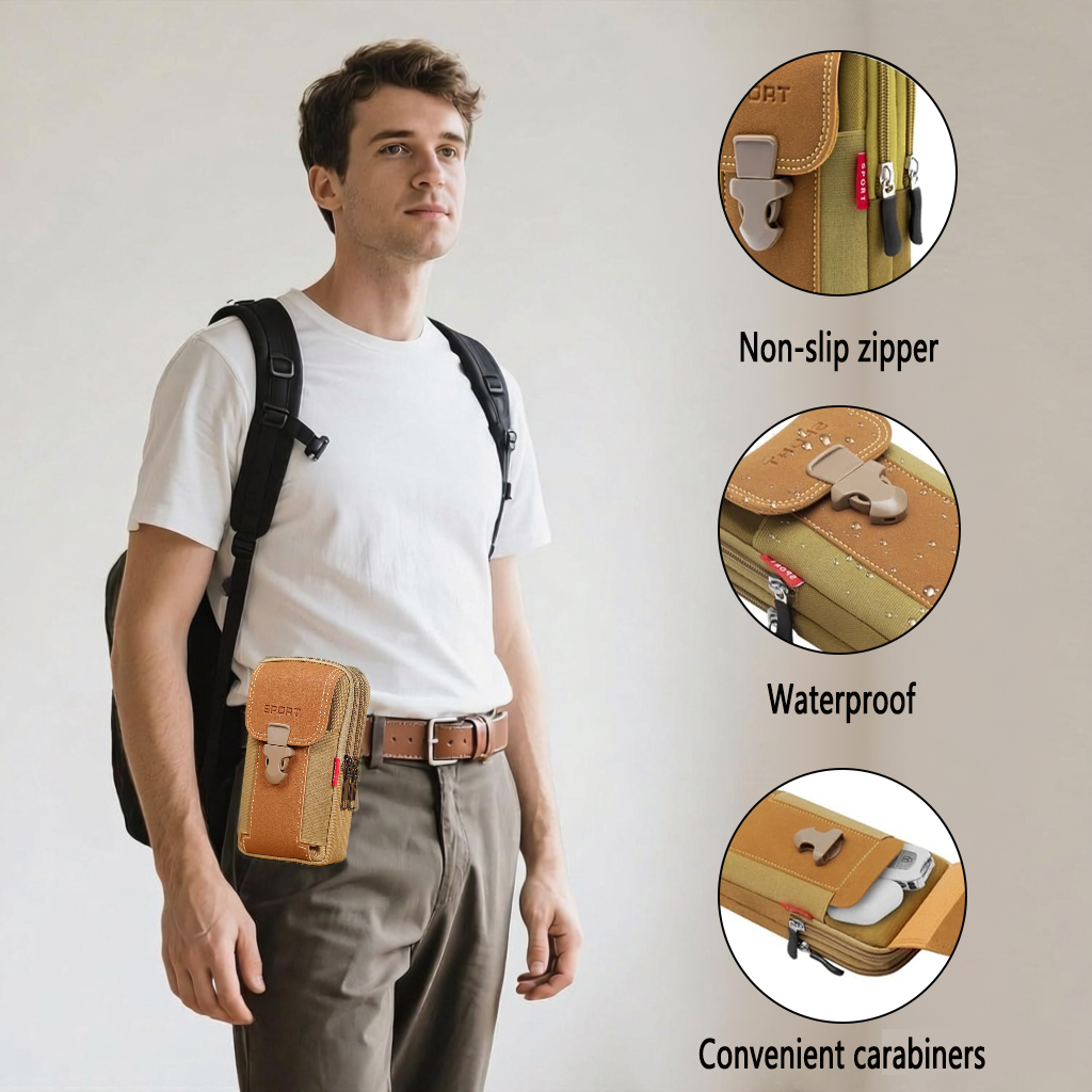 Edc Gear Every Day Carry - TRALOW Multi Pocket EDC Waist Bag