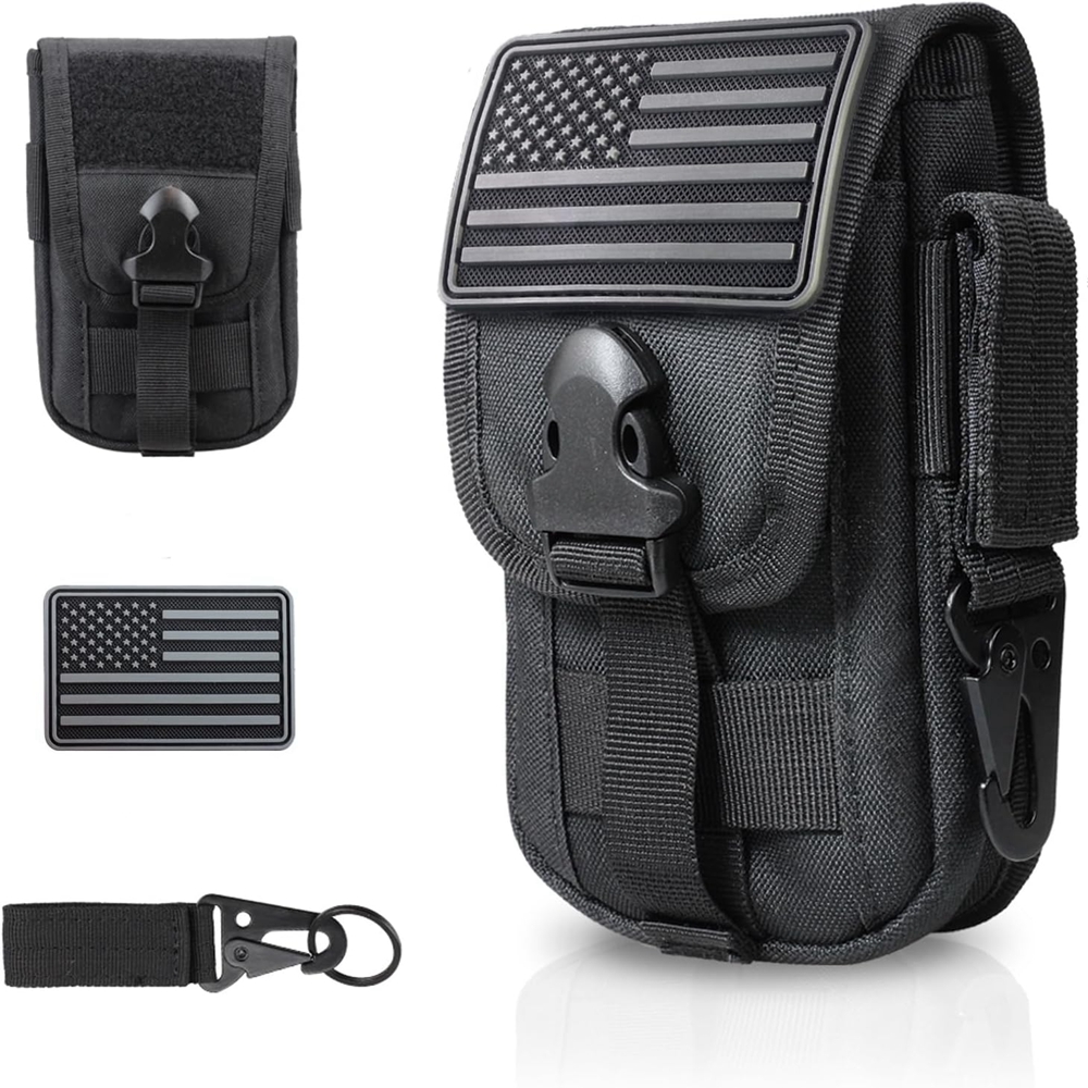Edc Carry Belt Pouch - Tactical Phone Pouch Molle,Smartphone Holster Bag
