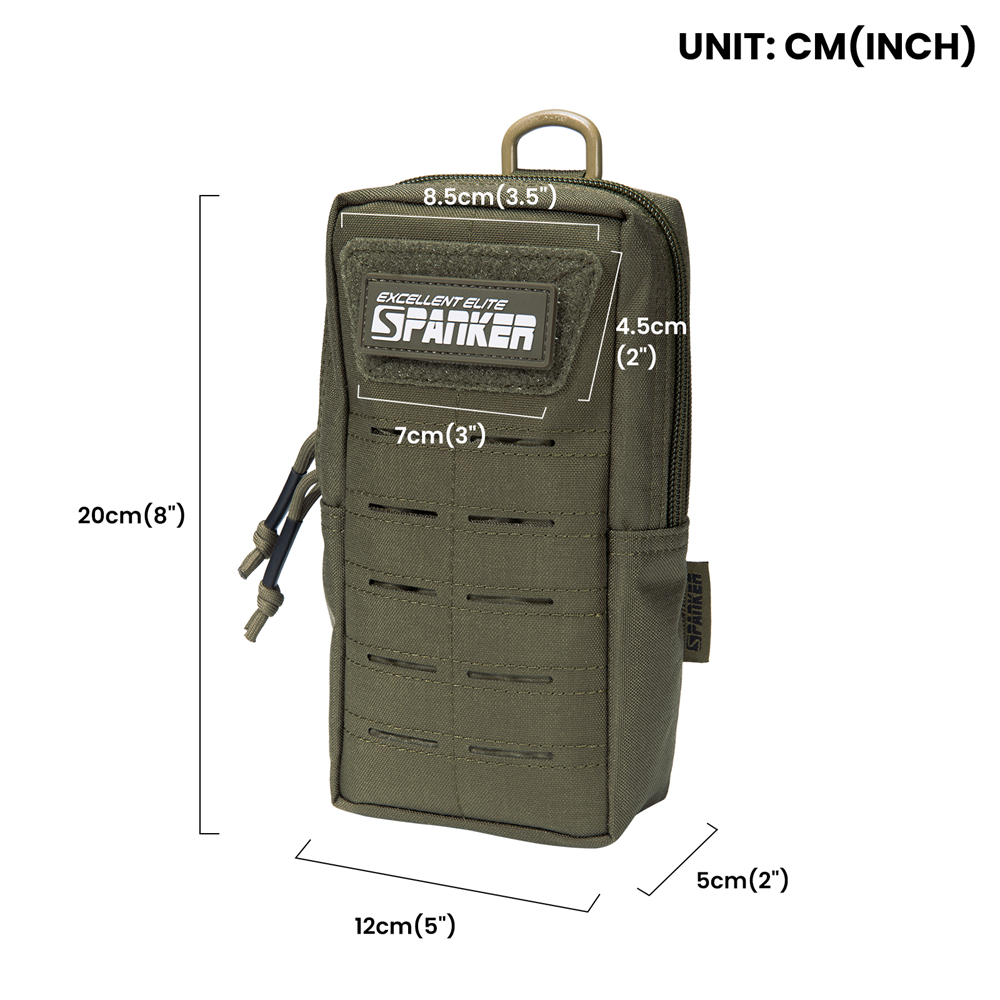 Tactical Molle Waist Bag Outdo - đánh giá và giá Edc Carry Belt Pouch