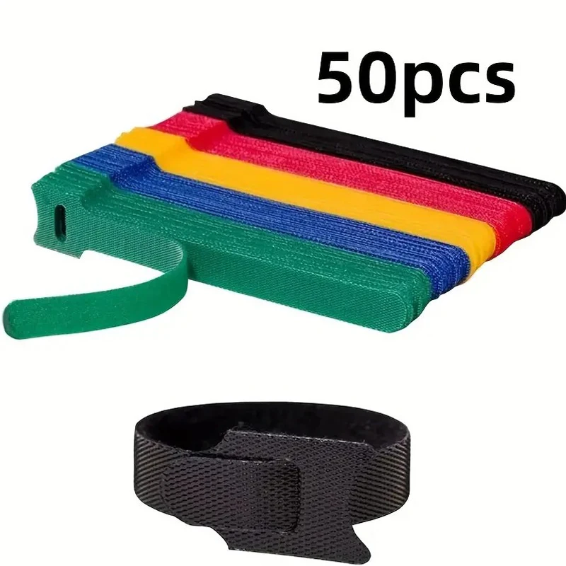 50pcs Reusable Hook and Loop C - đánh giá và giá Gear Tie Reusable