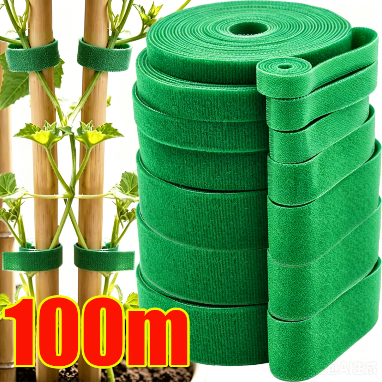 2-100M Adjustable Plant Nylon  - đánh giá và giá Gear Tie Reusable