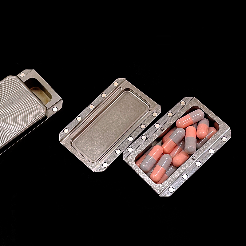 New TC4 Titanium Medicine Pill - đánh giá và giá Edc Pill Carry