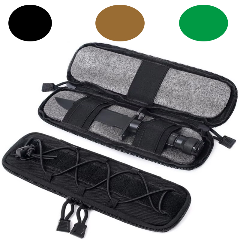 Tactical Belt Bag Knife Flashl - đánh giá và giá Edc Carry Belt Pouch