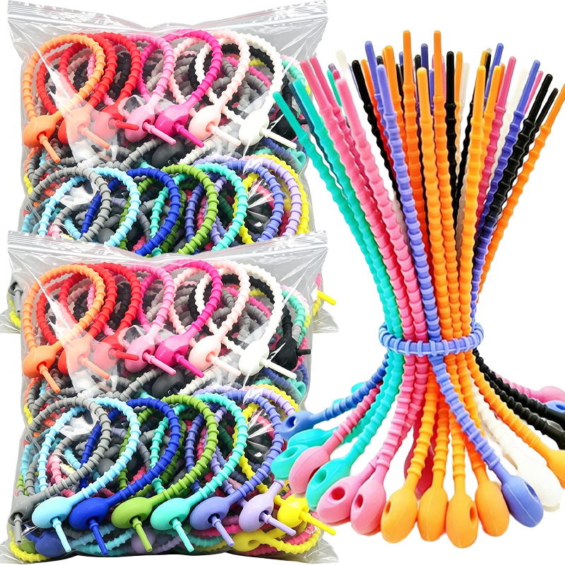 200Pcs/Lot Silicone Reusable B - đánh giá và giá Gear Tie Reusable