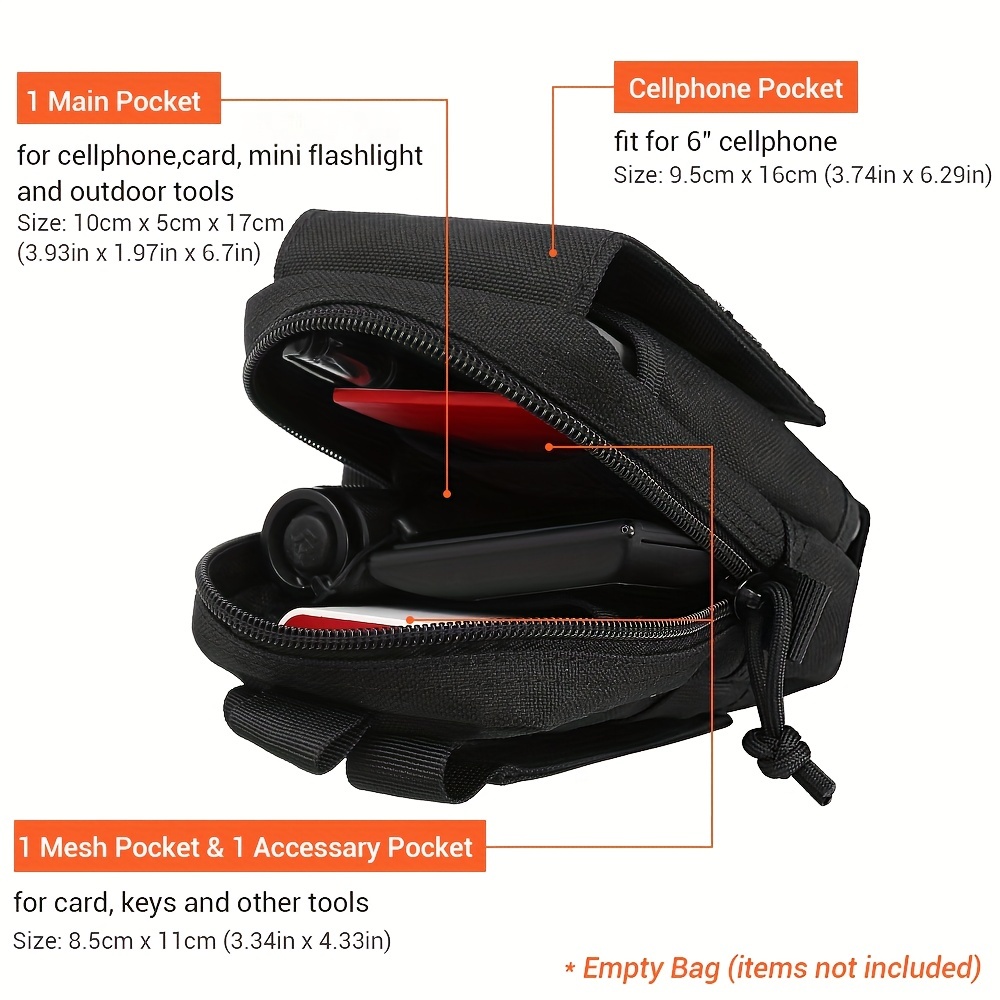 waist bag EDC tool bag vest ba - đánh giá và giá Edc Carry Belt Pouch