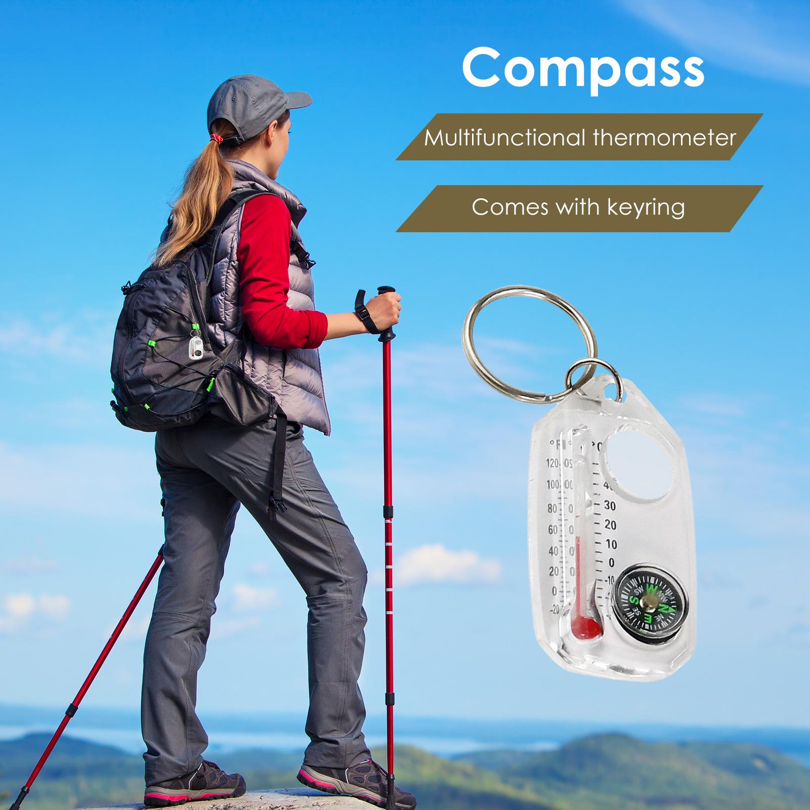 Multifunction Mini Keychain Ca - đánh giá và giá Compass Keychain Mini