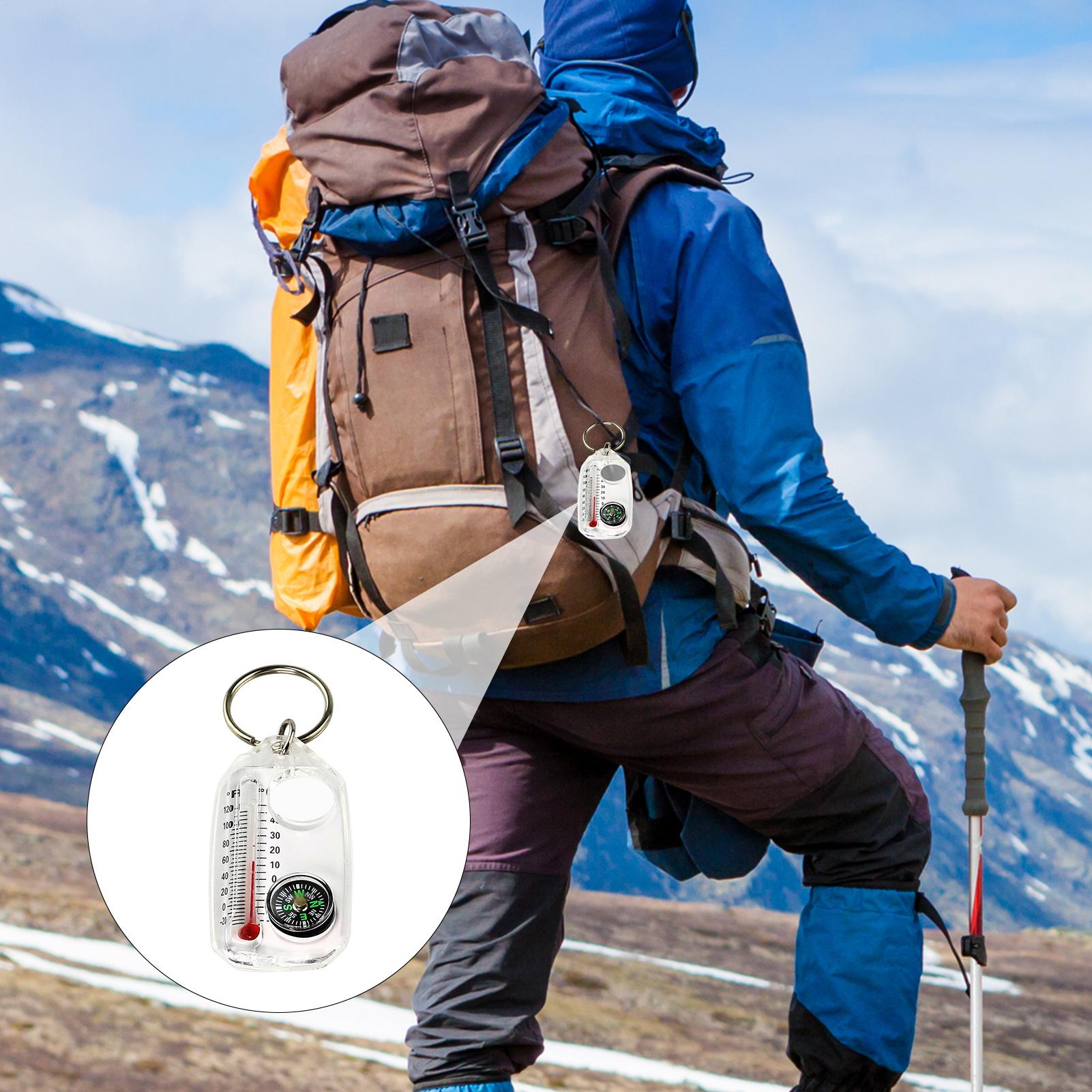 Multifunction Mini Keychain Ca - đánh giá và giá Compass Keychain Mini