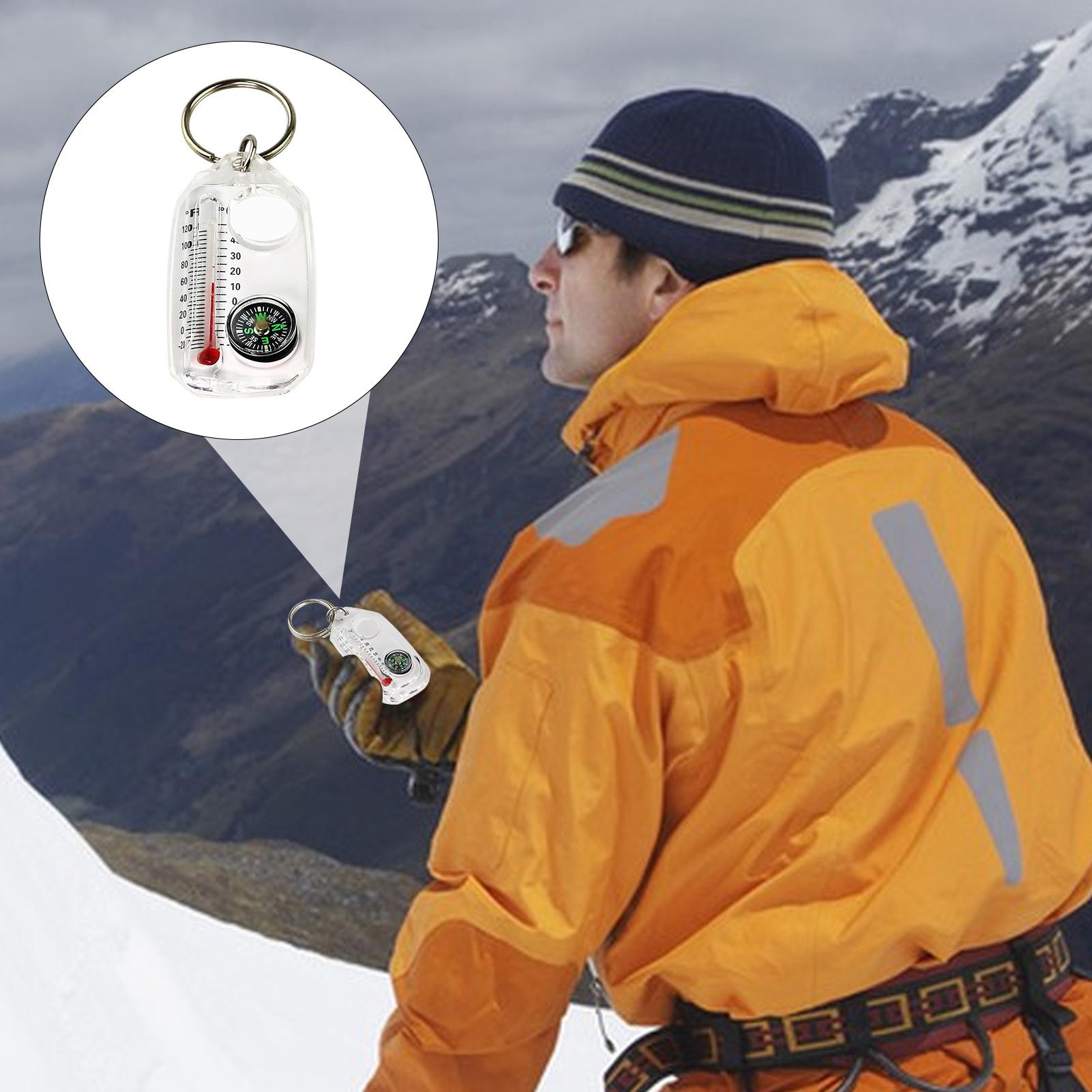 Multi-function Mini Keychains  - đánh giá và giá Compass Keychain Mini