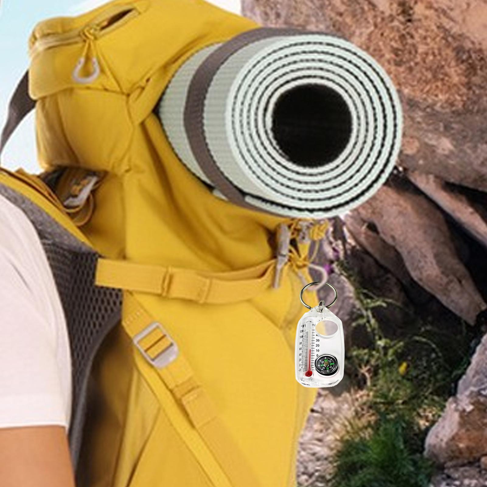 Multi-function Mini Keychains  - đánh giá và giá Compass Keychain Mini