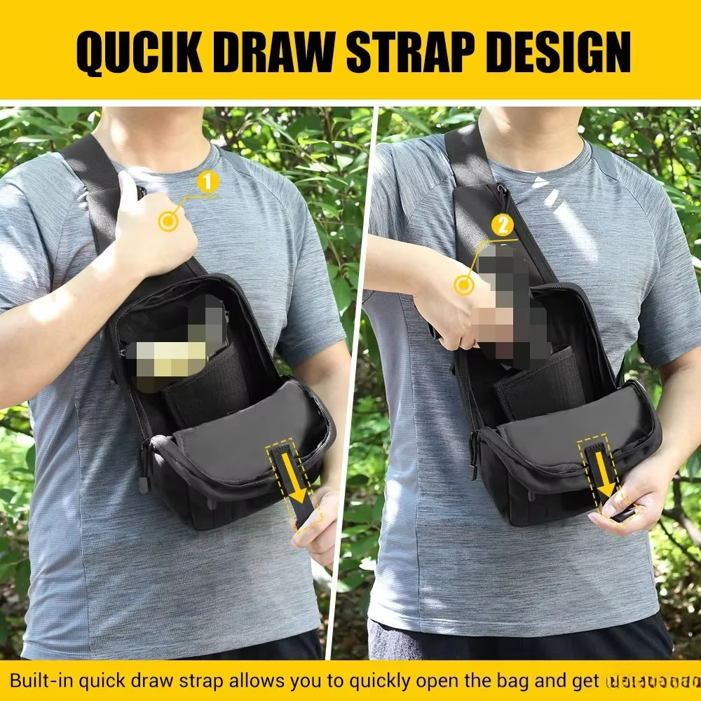 Tactical Gun Bag Concealed Car - đánh giá và giá Edc Concealed Carry Sling Bag