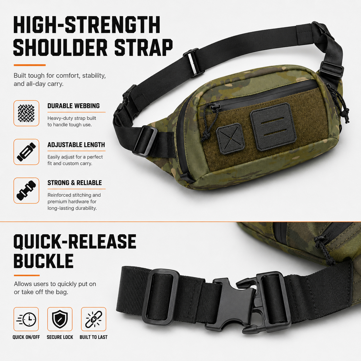 Tactical Waist Bag EDC Sling P - đánh giá và giá Edc Concealed Carry Sling Bag