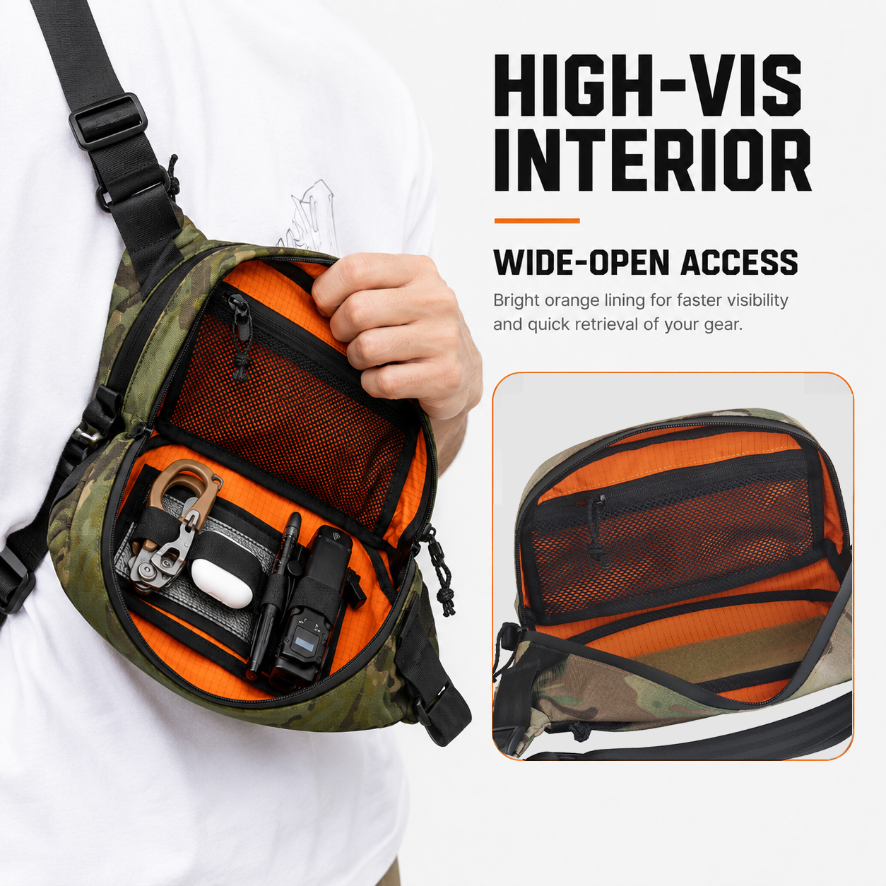 Tactical Waist Bag EDC Sling P - đánh giá và giá Edc Concealed Carry Sling Bag