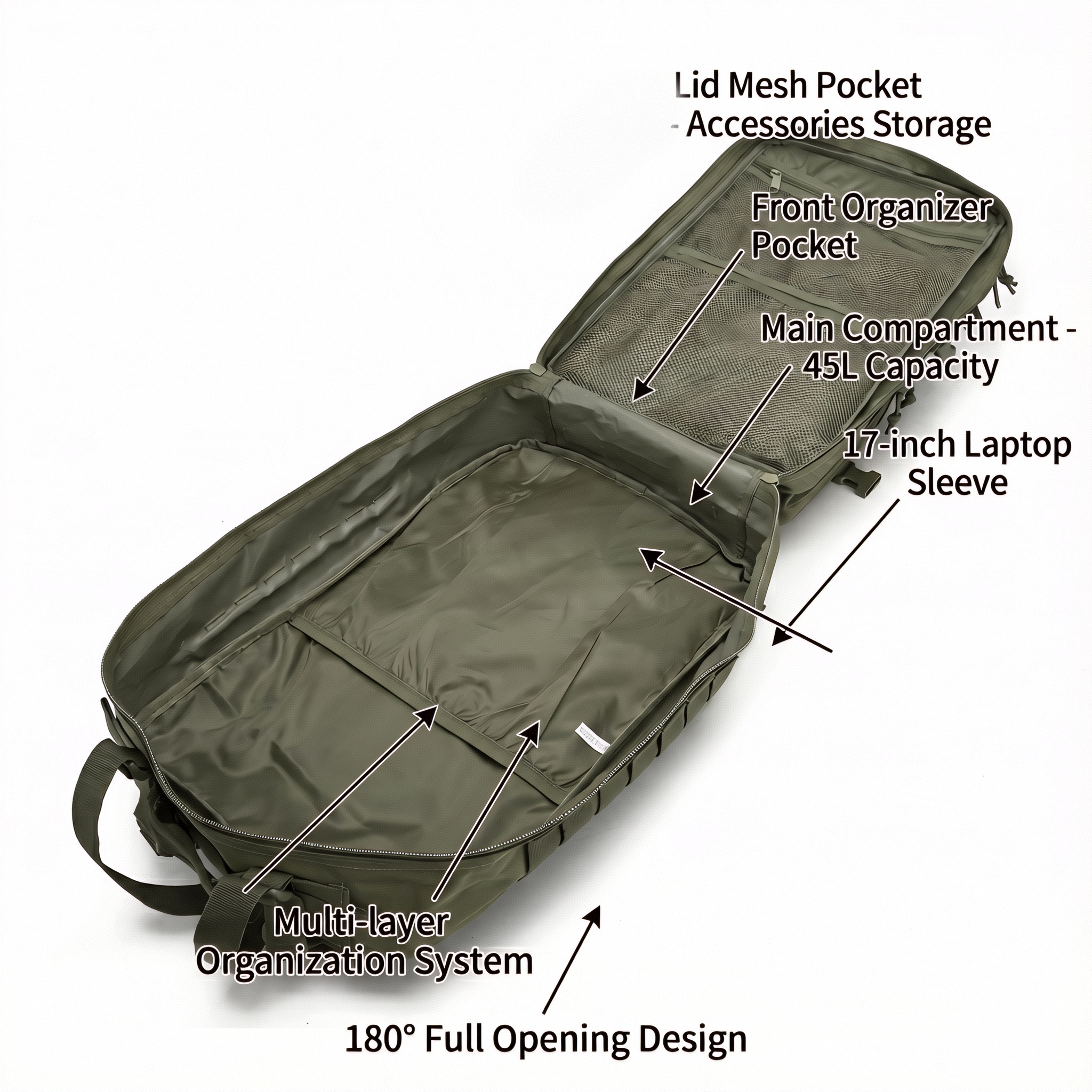 Men 45L Tactical Backpack Moll - đánh giá và giá Edc Gear Every Day Carry