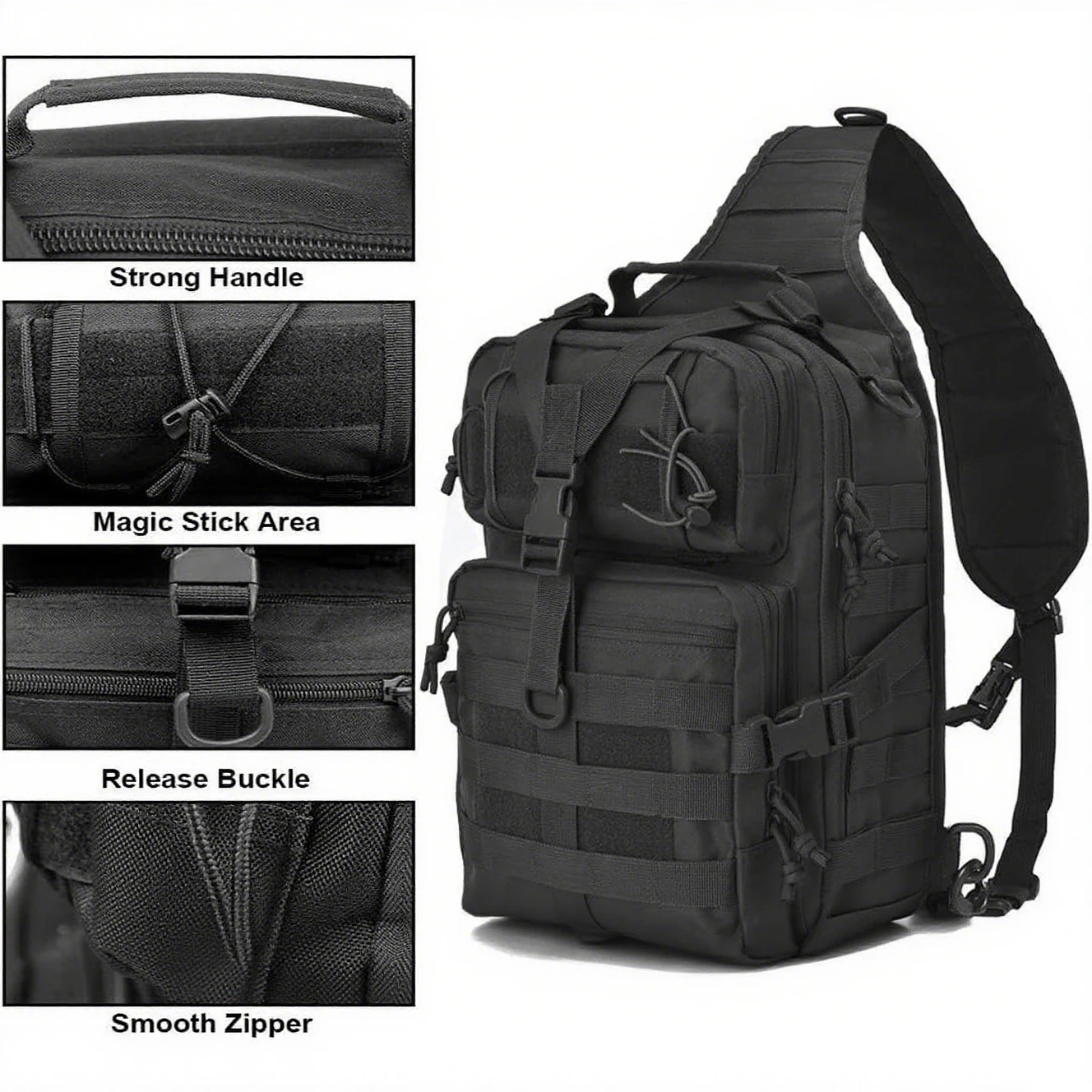 Tactical Sling Backpack Should - đánh giá và giá Edc Concealed Carry Sling Bag