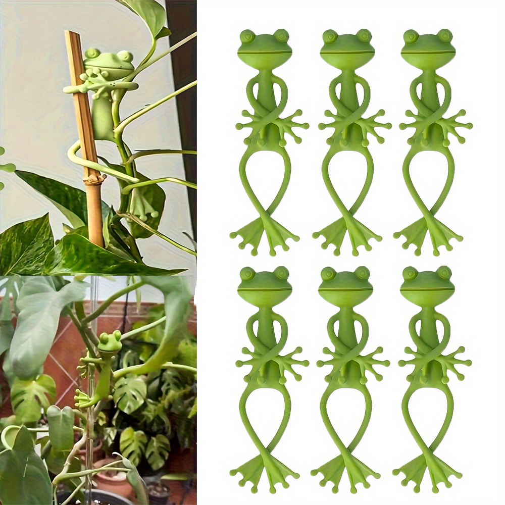 6pcs Frog Shaped Plant Tie Reu - đánh giá và giá Gear Tie Reusable