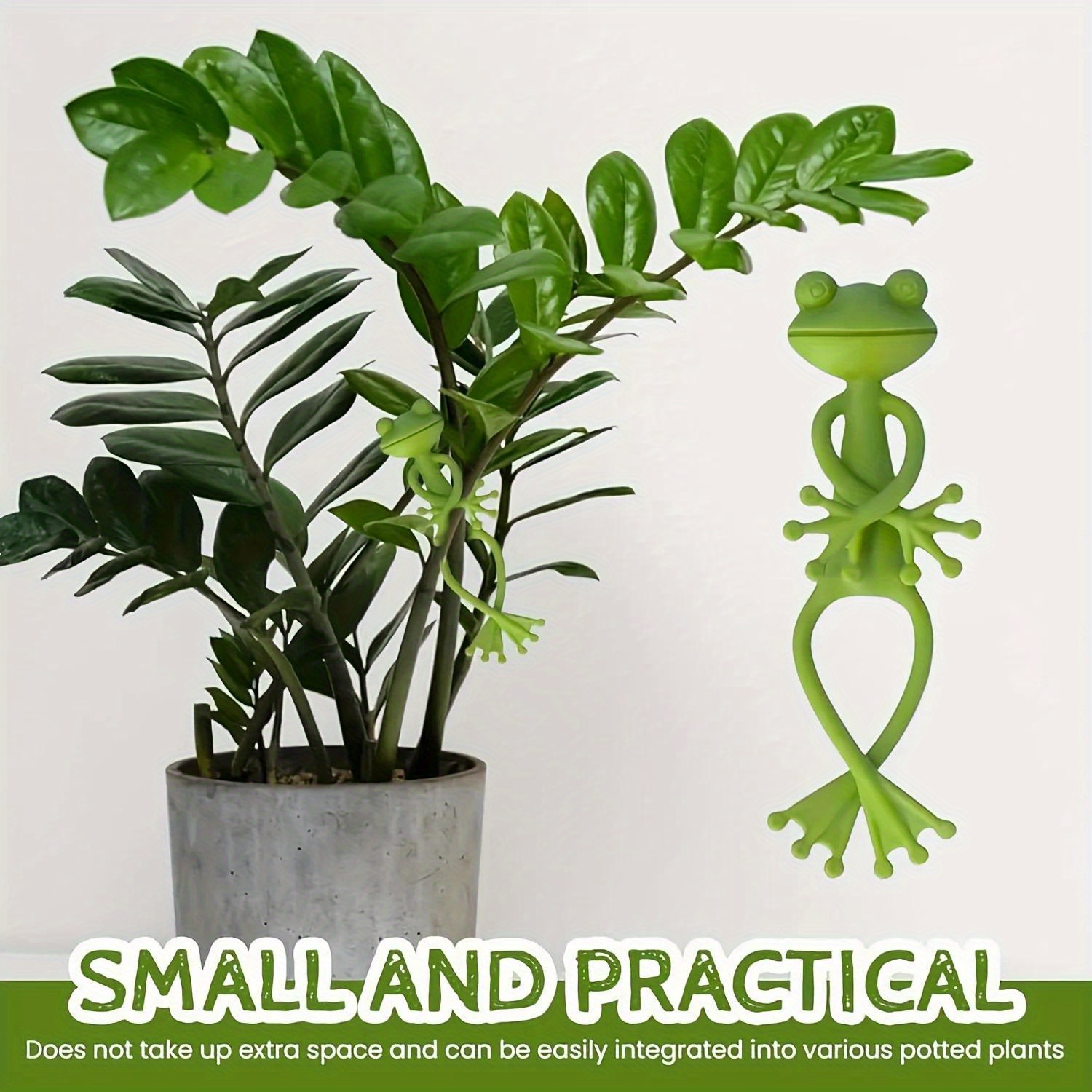 6pcs Frog Shaped Plant Tie Reu - đánh giá và giá Gear Tie Reusable