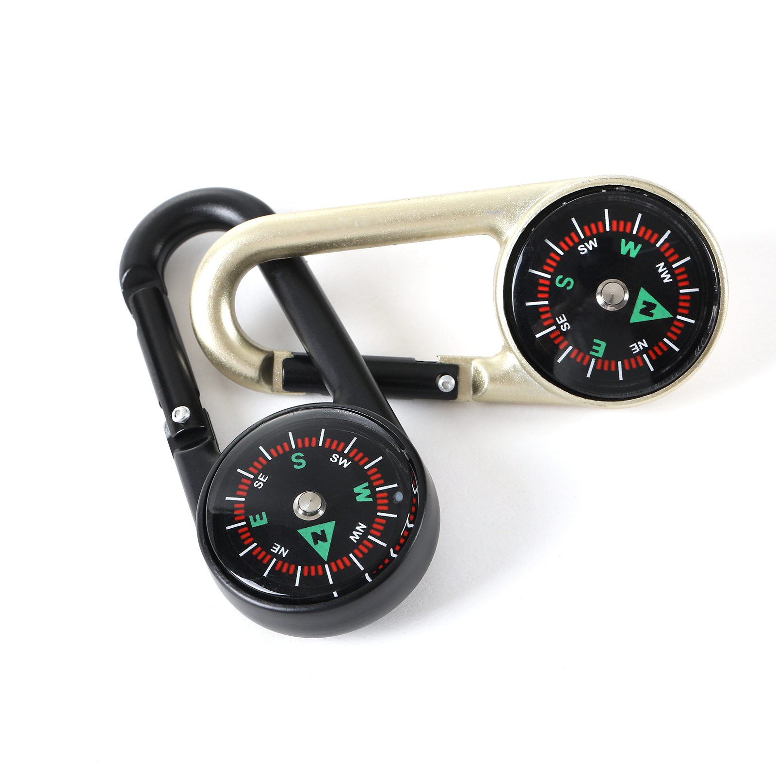 2-in-1 Metal Keychain with Com - đánh giá và giá Compass Keychain Mini