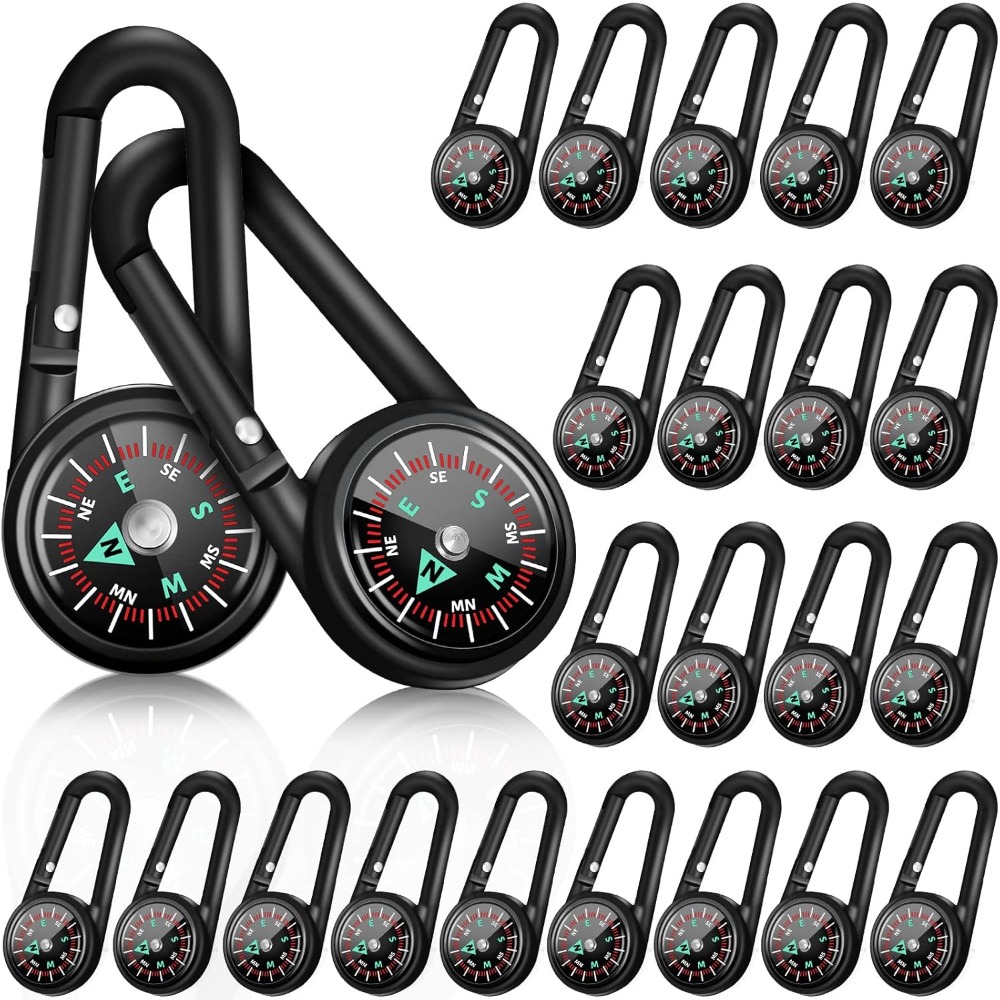 6-50 Pcs Mini Magnetic Compass - đánh giá và giá Compass Keychain Mini