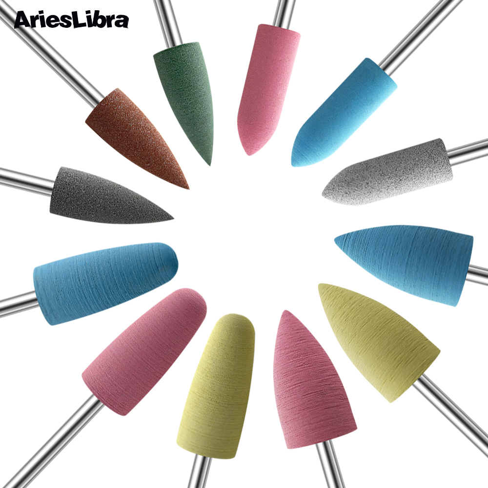 AriesLibra Rubber Nail Drill B - đánh giá và giá Nail File Titanium