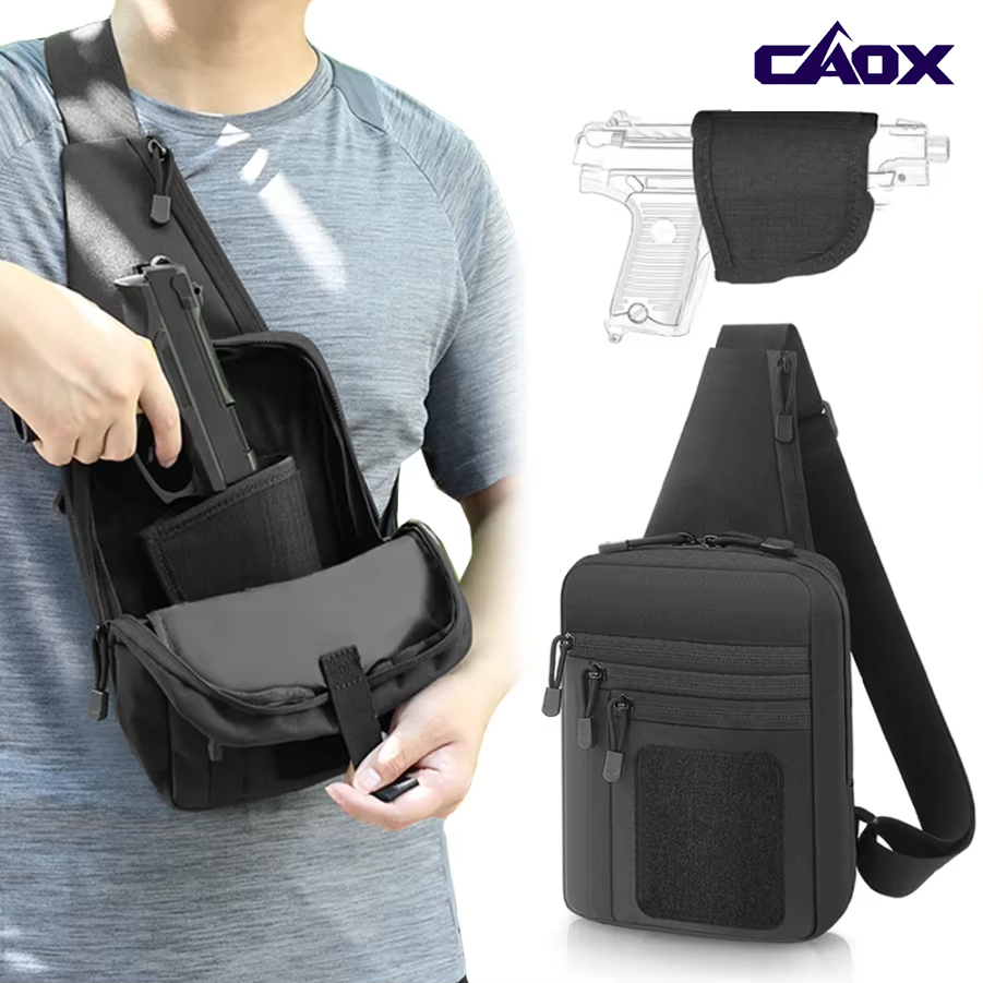 CAOX Tactical Pistol Gun Bag C - đánh giá và giá Edc Concealed Carry Sling Bag