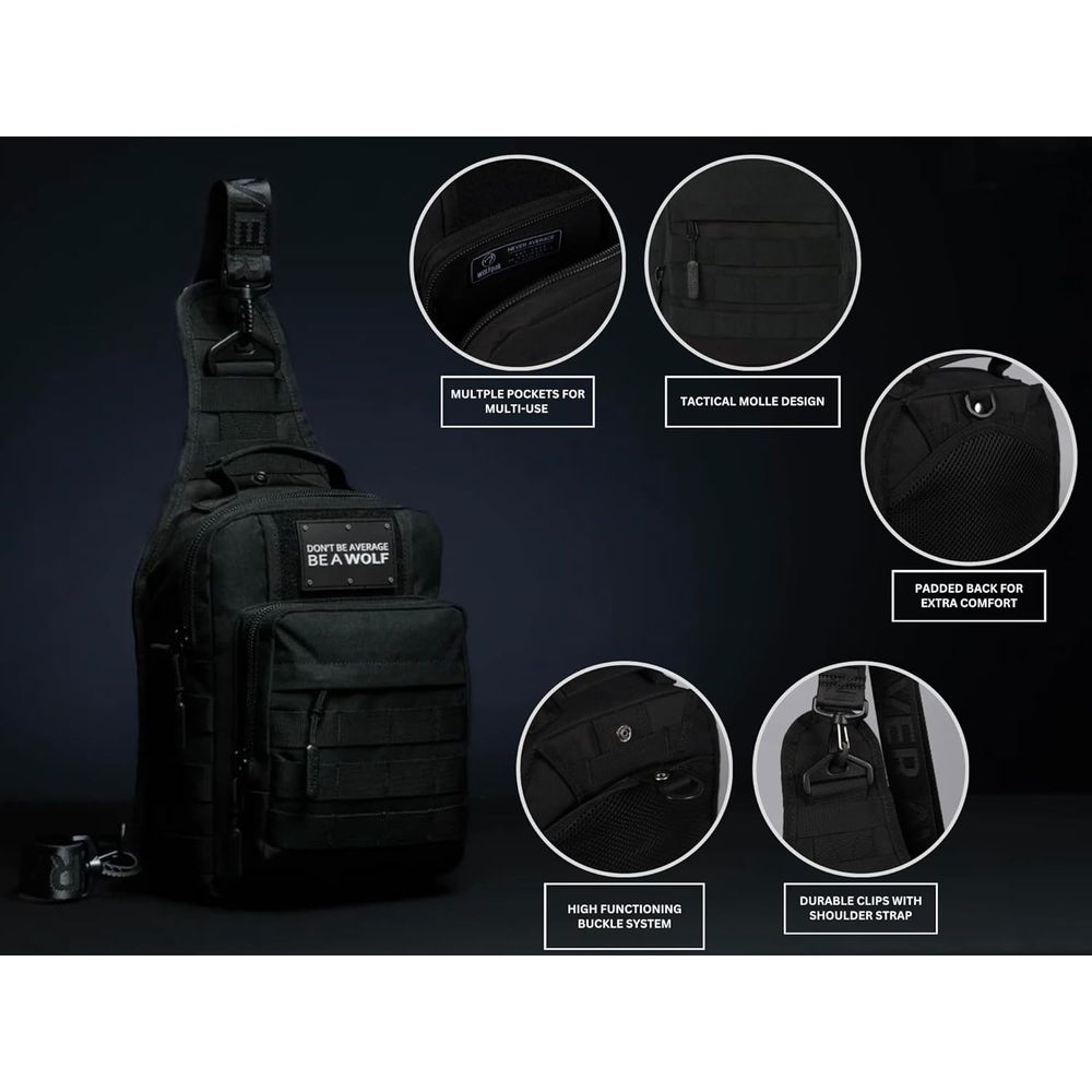 9L Tactical Sling Bag for Conc - đánh giá và giá Edc Concealed Carry Sling Bag