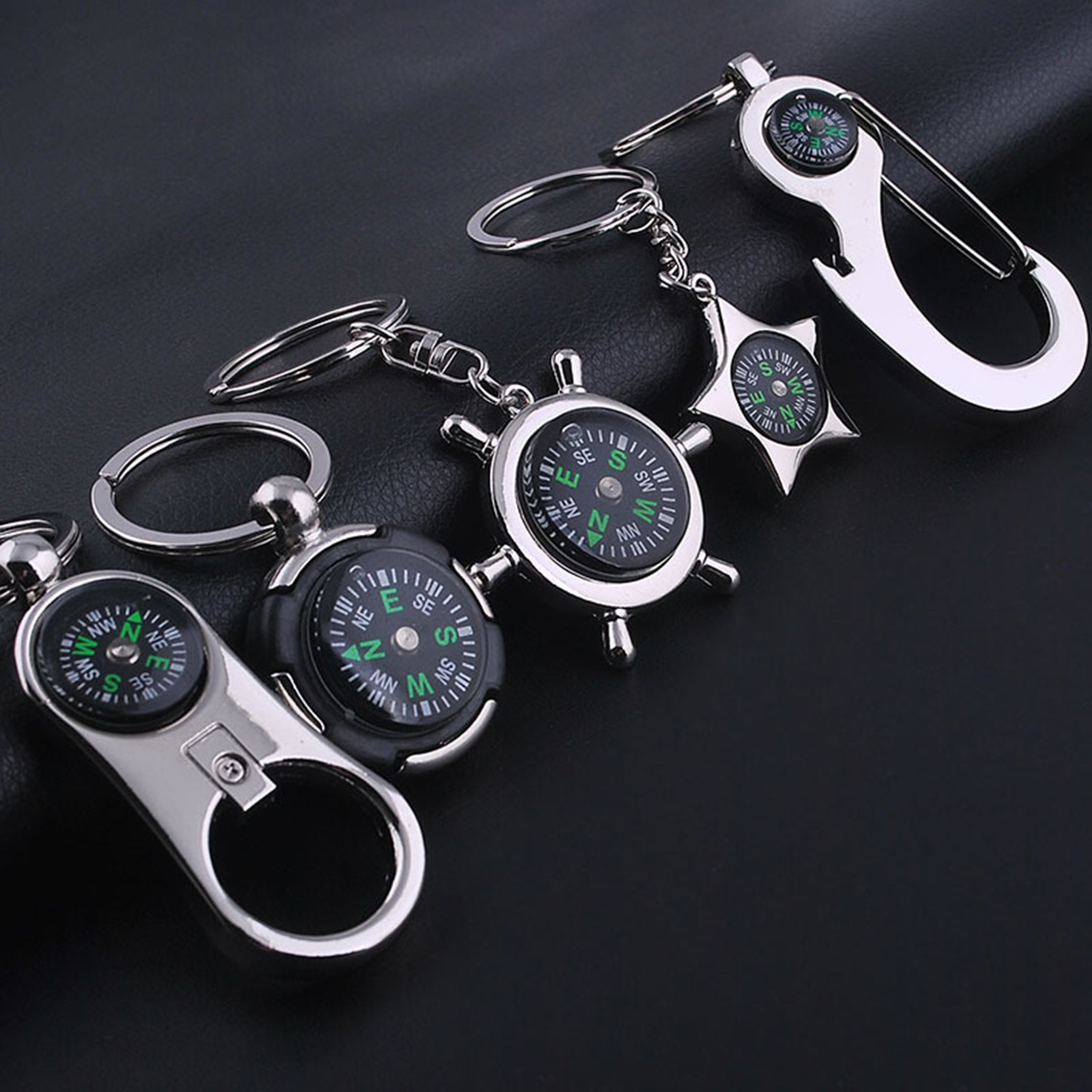 Vintage Compass with Beer Open - đánh giá và giá Compass Keychain Mini