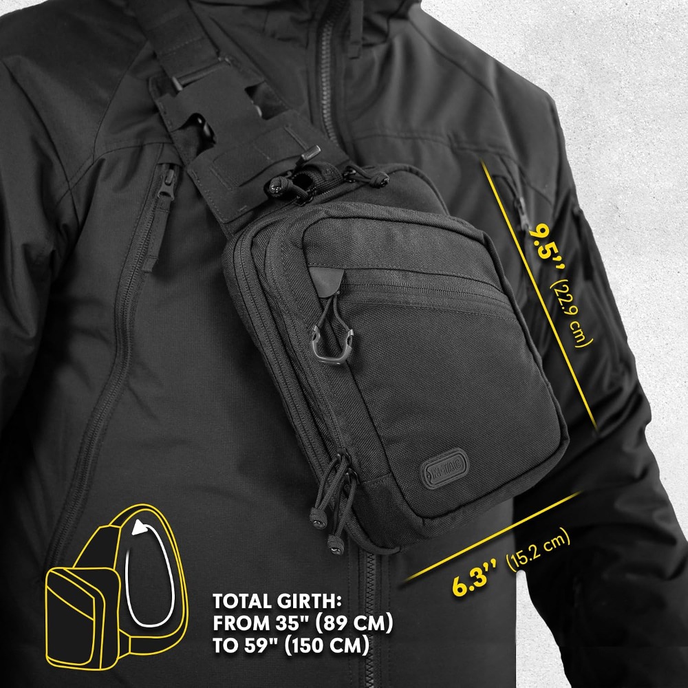 EDC Tactical Sling Bag - Cross - đánh giá và giá Edc Concealed Carry Sling Bag